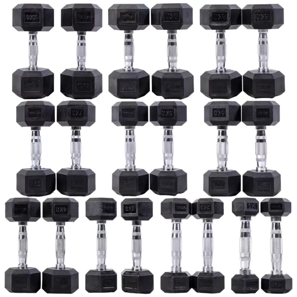 Hex Dumbbell set